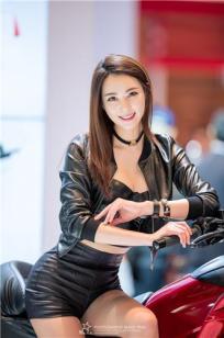 韩国女神朱多荷 永远美丽的车展写真