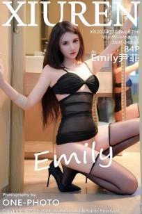 [XiuRen]高清写真图 2024.07.03 No.8796 Emily尹菲 黑丝美腿