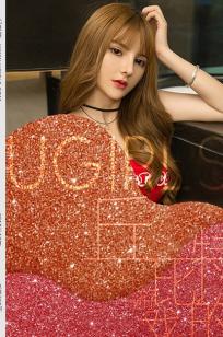机器人女友Vicky 金色长发细腻洁白