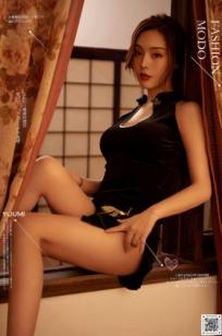 YouMi尤蜜-2020.12.06-陈圆圆-《惊艳时代の记忆》黑色旗袍诱惑，复古私房写真，极致曼妙曲线与性感美腿展示