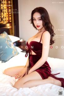 YouMi尤蜜：陈圆圆《心若相惜》暗红丝绒短裙私房写真，极致性感诱惑，高颜值女神居家唯美大片