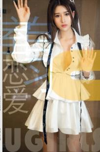 日系美女欣怡 黑色制服蝴蝶丝