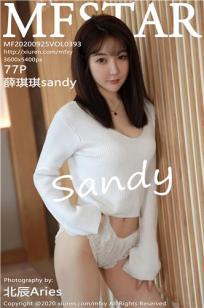 [MFStar]高清写真图 2020.09.25 VOL.393 薛琪琪sandy