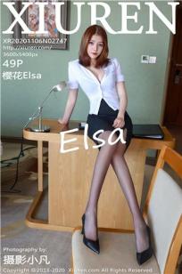 [XiuRen]高清写真图 2020.11.06 No.2747 樱花Elsa