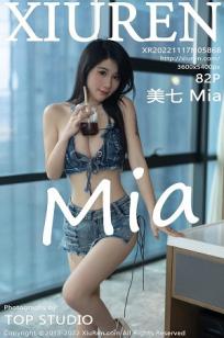 [XiuRen]高清写真图 2022.11.17 No.5868 美七Mia 牛仔服美臀