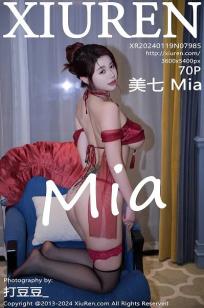 [XiuRen]高清写真图 2024.01.19 No.7985 美七Mia 古装美腿