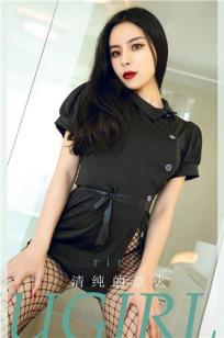 riri清纯的欲火 黑色网袜飒爽诱人