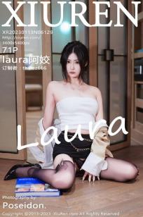 [XiuRen]高清写真图 2023.01.13 No.6129 laura阿姣 黑丝美腿