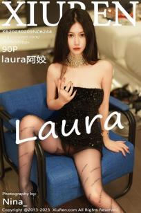 [XiuRen]高清写真图 2023.02.09 No.6244 laura阿姣 黑丝美腿