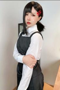 布丁大法 - 东山小红电锯人Cosplay大尺度性感制服私房照